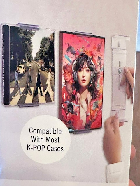 Collector Mount CD / K-POP Display 2 Pack Acrylic Adjustable Mount