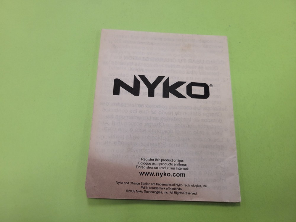 Nyko Charging Dock Nintendo Wii INSERT ONLY Authentic No Tracking