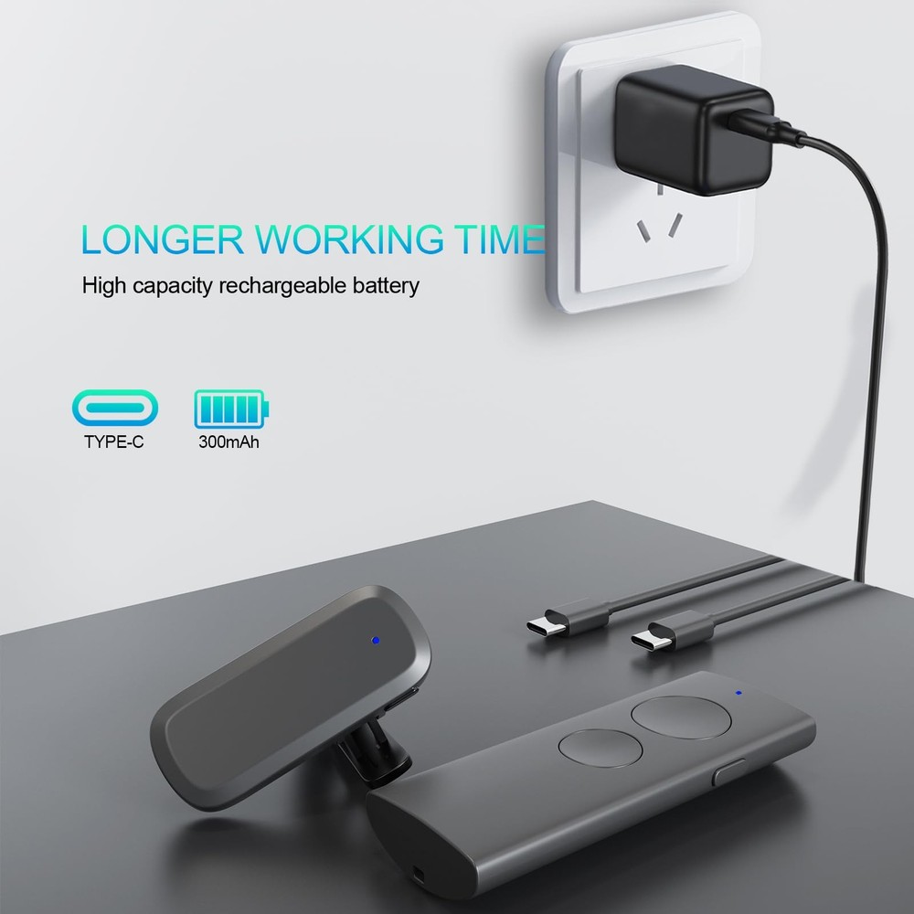 Remote Page Turner 2 Pack for Kindle, Support Forward & Backward, Black