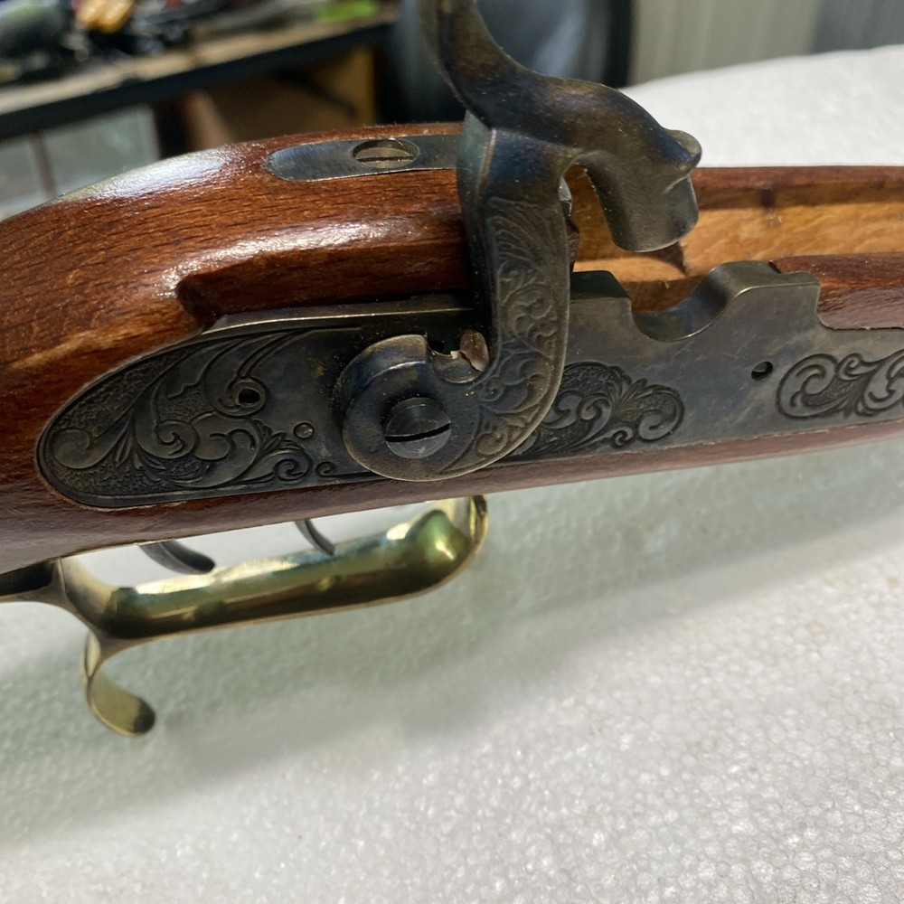 CVA Hawken Muzzleloader Stock 15/16” Complete with Engraved Lock.