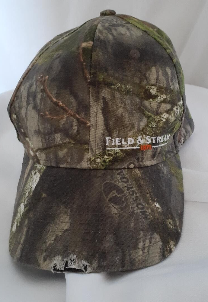 MOSSY OAK FIELD & STREAM CAMO ONE SIZE ADJUSTABLE CAP