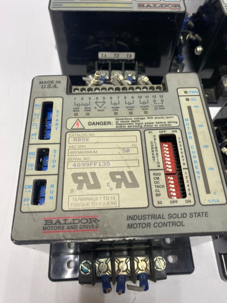 BALDOR Industrial Solid State Motor Control Soft Start MB9X