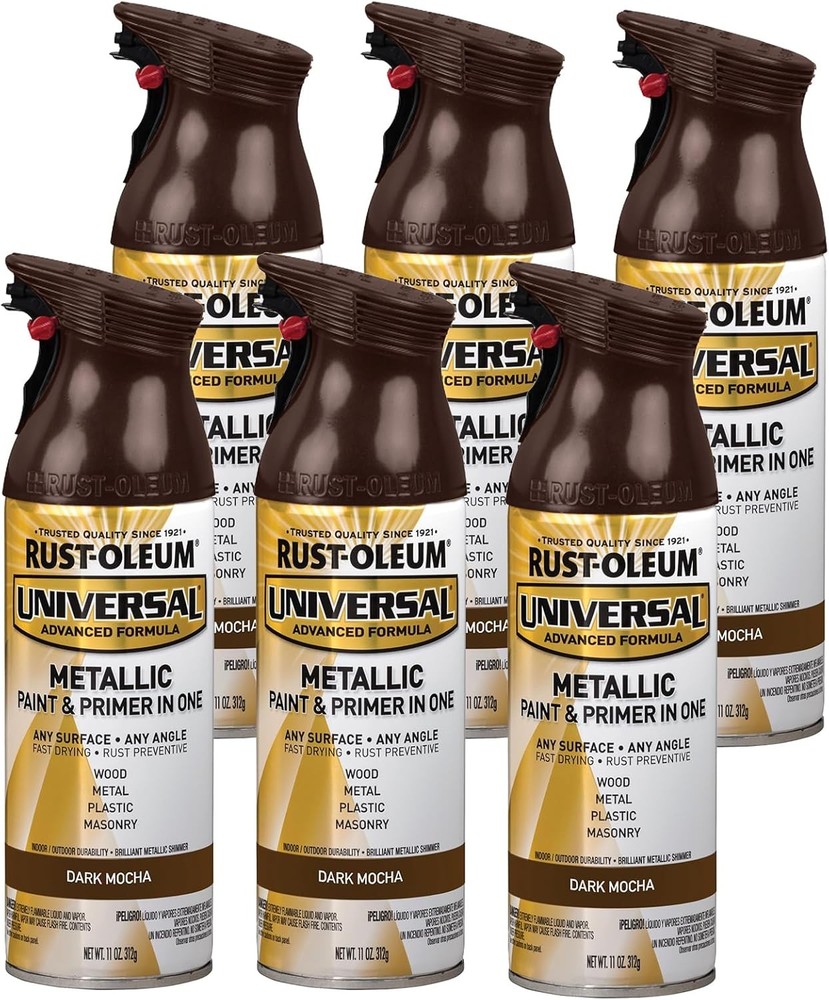 Universal All Surface Hammered Spray Paint, 12 oz, Dark Bronze, 2-Pack