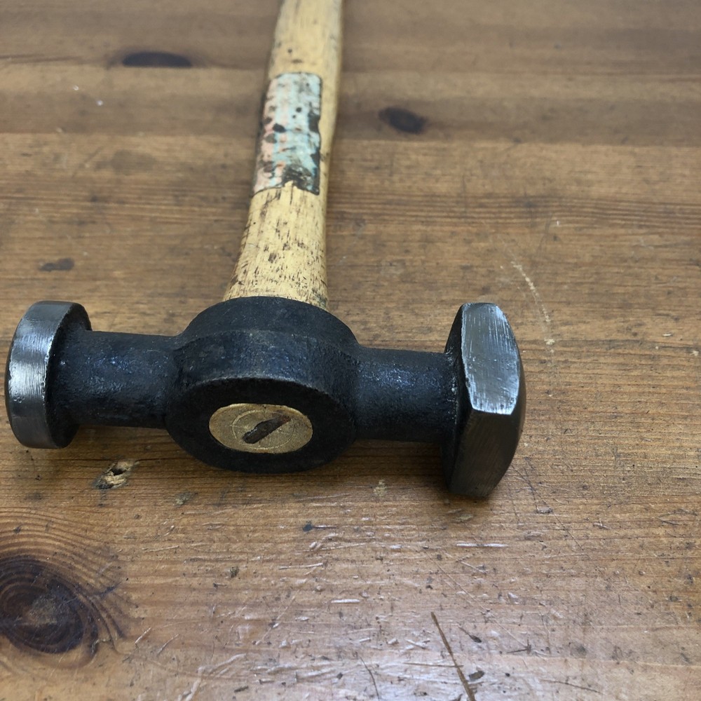 VINTAGE PANEL BEATING HAMMER GARAGE OLD VINTAGE TOOL