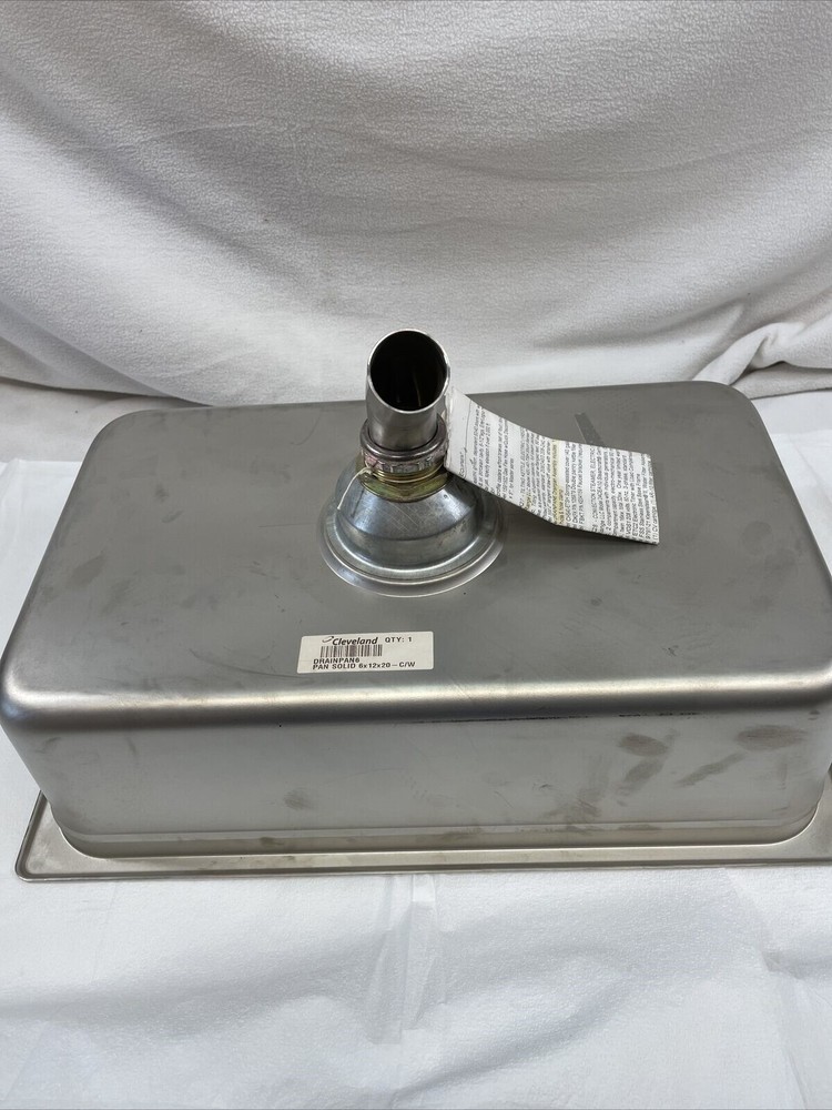 Cleveland Range DRAINPAN6 Drain Pan Solid 6x12x20