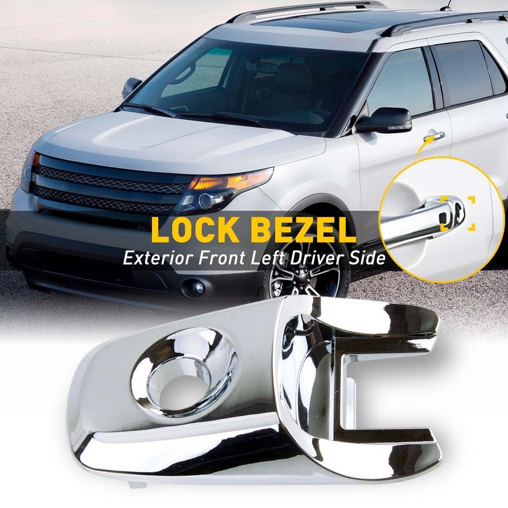 Exterior Outside Door Handle Chrome Front LH Driver Side for Explorer Edge New