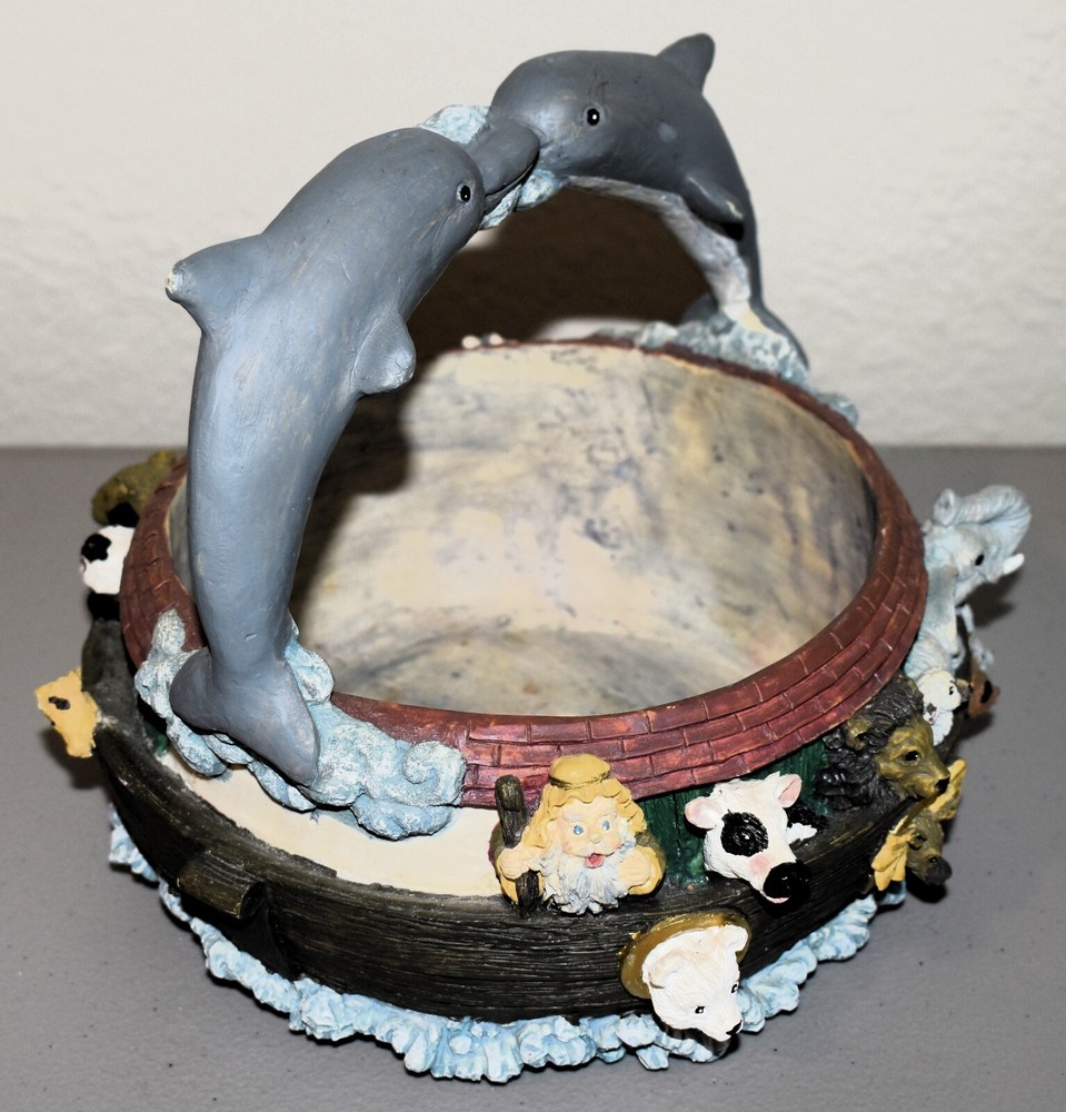 Dolphin Handled Noah's Ark Basket