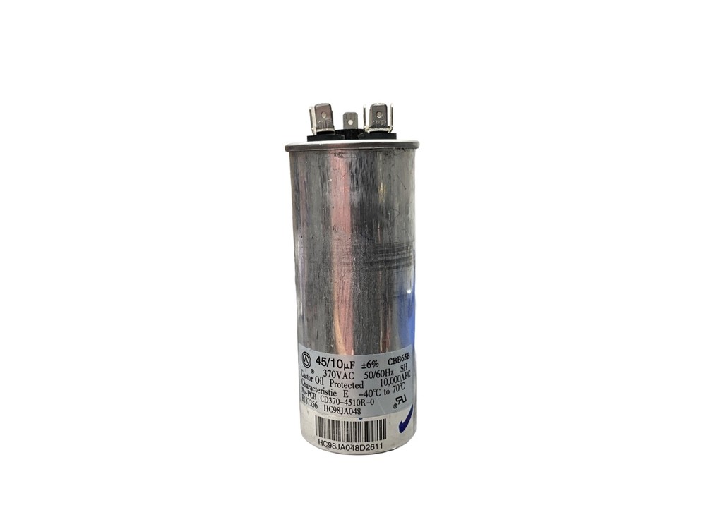 P291-4513RS Carrier Dual Capacitor 45/10 370V Rnd