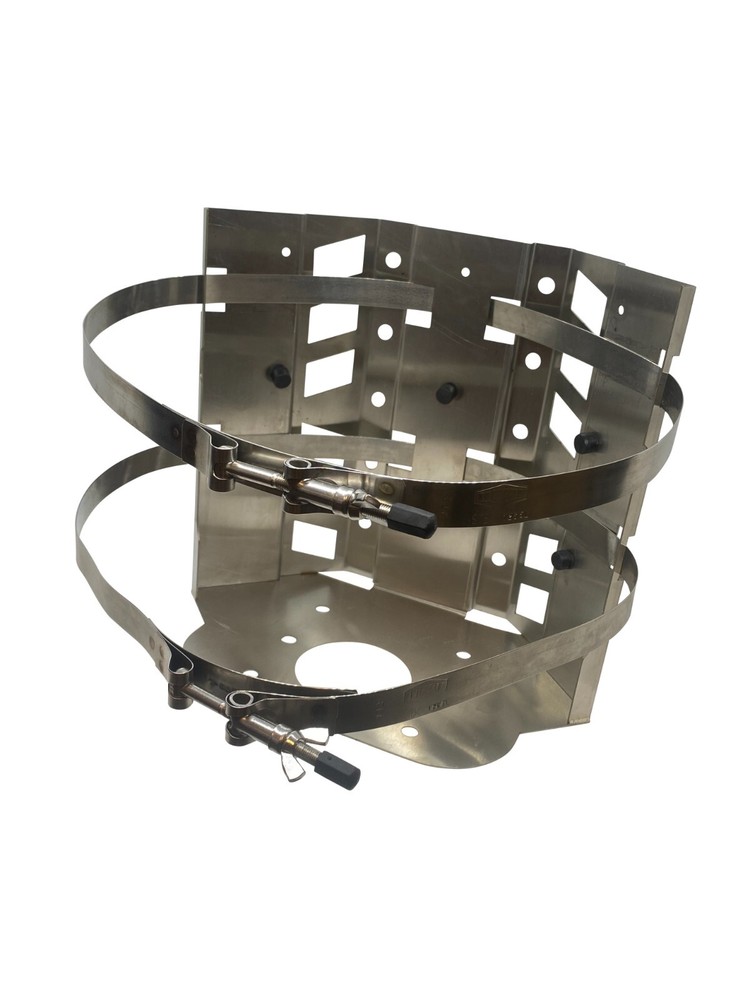 20 lb Stainless Steel Propane Tank Mount for RV VEHICLE MARINE CAMPER SAILBOAT