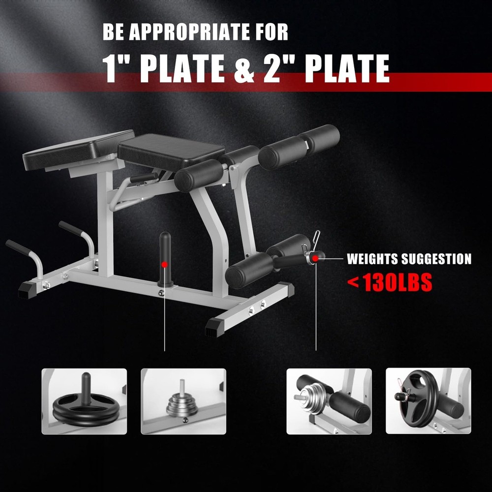 Leg Curl Extension Machine Home Gym 2 in 1