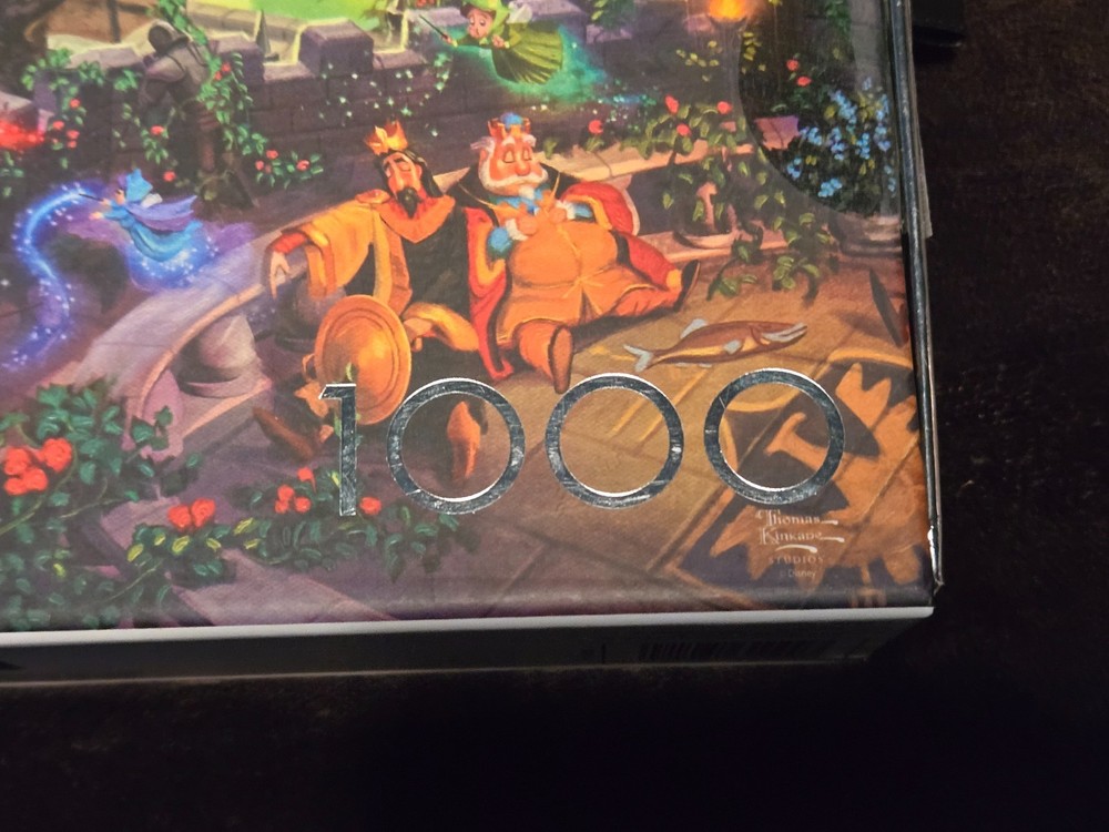 Disney Silver Select Edition 1000 Pc Jigsaw Puzzle THOMAS KINKADE Maleficent