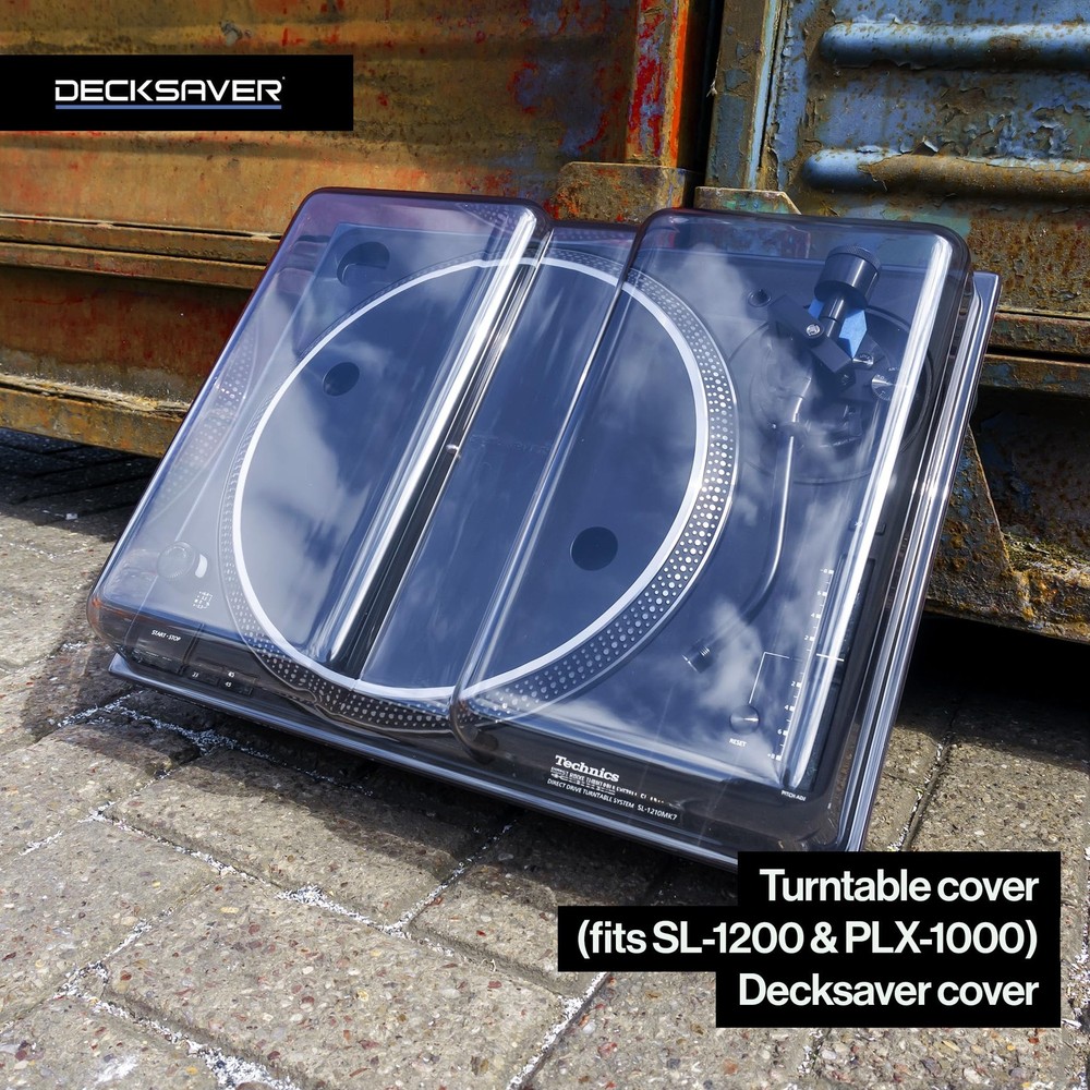 Decksaver Protective Cover for Technics SL-1200/1210 and Medium, Clear
