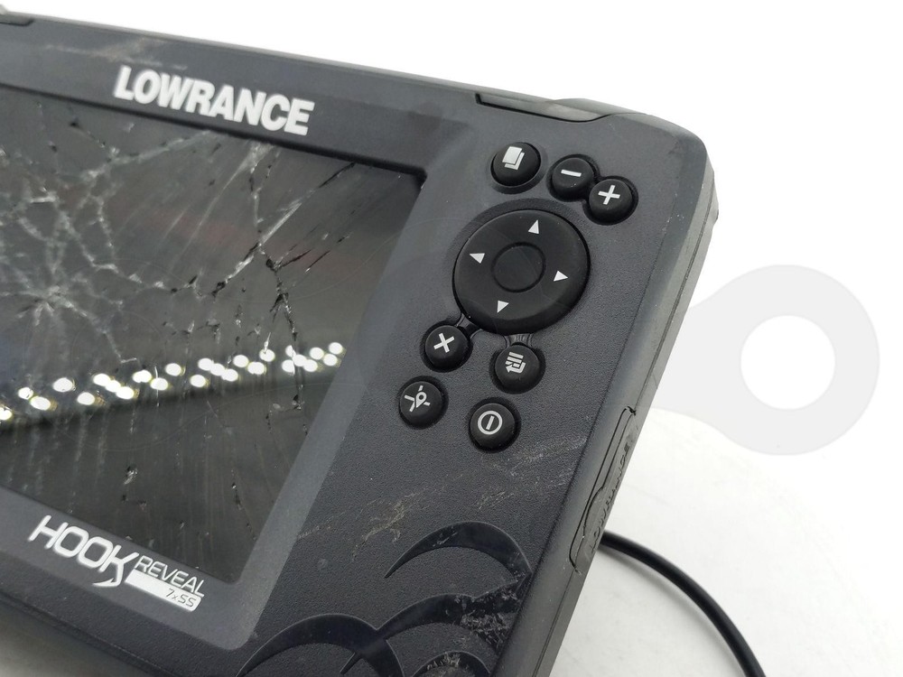 LOWRANCE HOOK REVEAL 7X SS SPLITSHOT BOAT RADAR CHARTPLOTTER HEAD UNIT DISPLAY