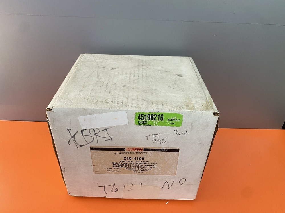 Smith Analytical Regulator Single Stage 3500PSI 1/8” 210-4109