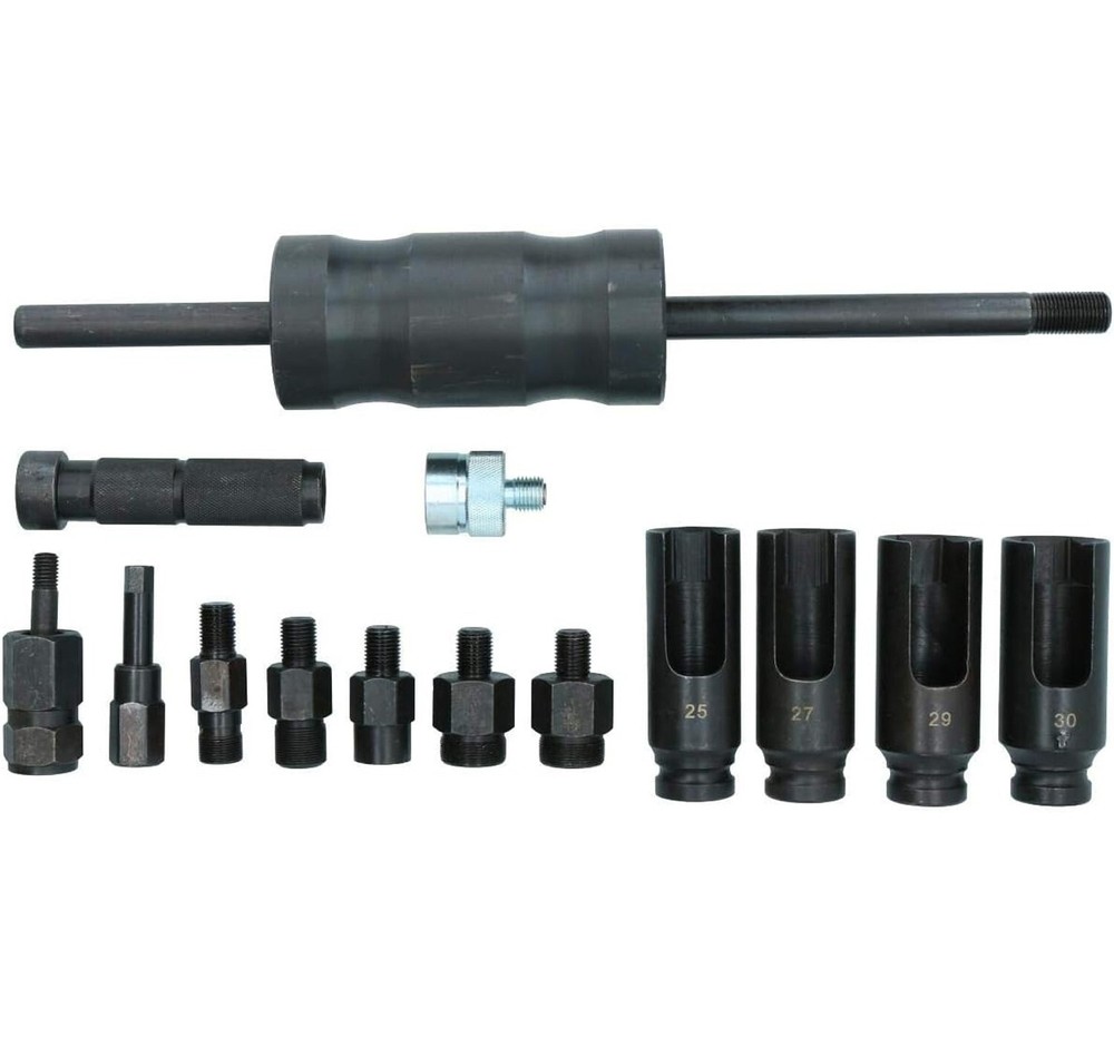 Diesel Injector Puller Tool Kit Slide Hammer Bosch Delphi Denso Siemens Removal