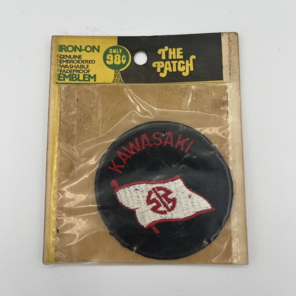 Vintage NOS Kawasaki Motorcycle Patch