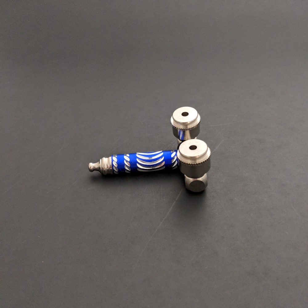 1 Metal double bowl pipe