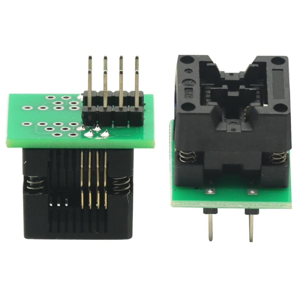 2 Pcs SOIC8 SOP8 to DIP8 Socket Converter Module Programmer Output Power...