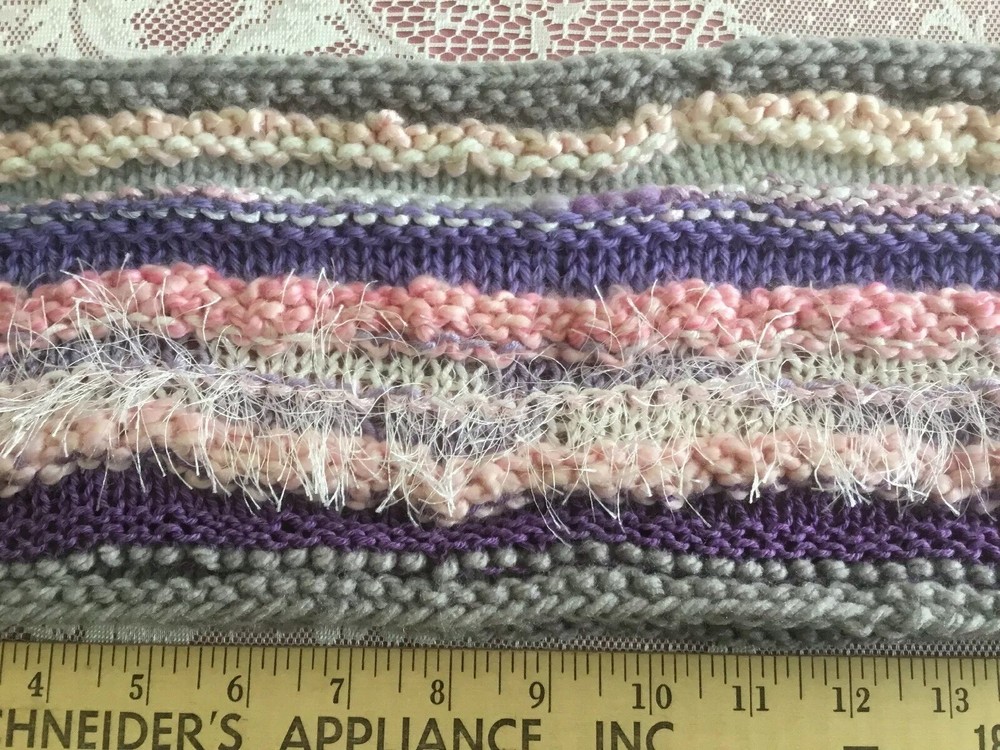 Hand Knitted 7X17 Inch Cowl