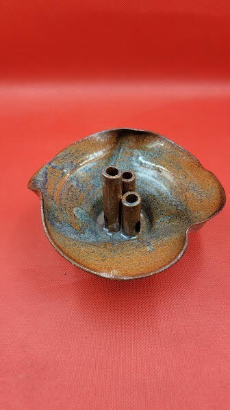 Classic 3 Steam Wavy stoneware ceramic studioPottery vase