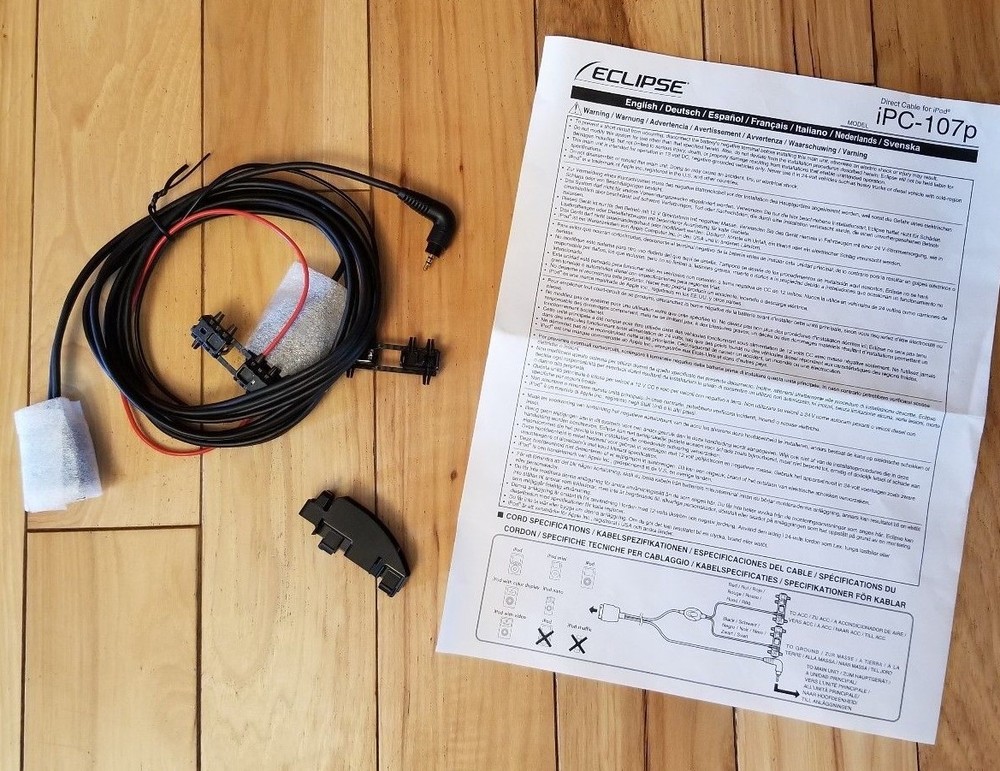 ECLIPSE Direct Cable for IPOD iPC-107P