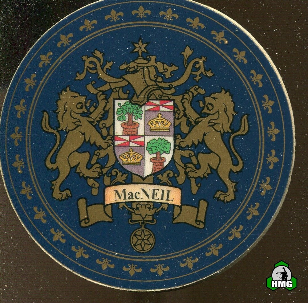 English Heraldic Coaster: MacNeil