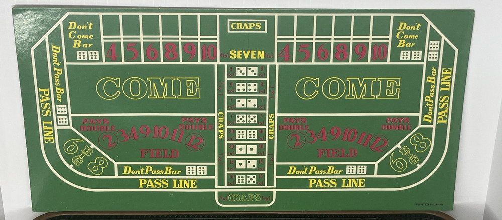 Vintage Waco Auto-Shooter Craps Table Automatic Dice Roller Complete-Tested