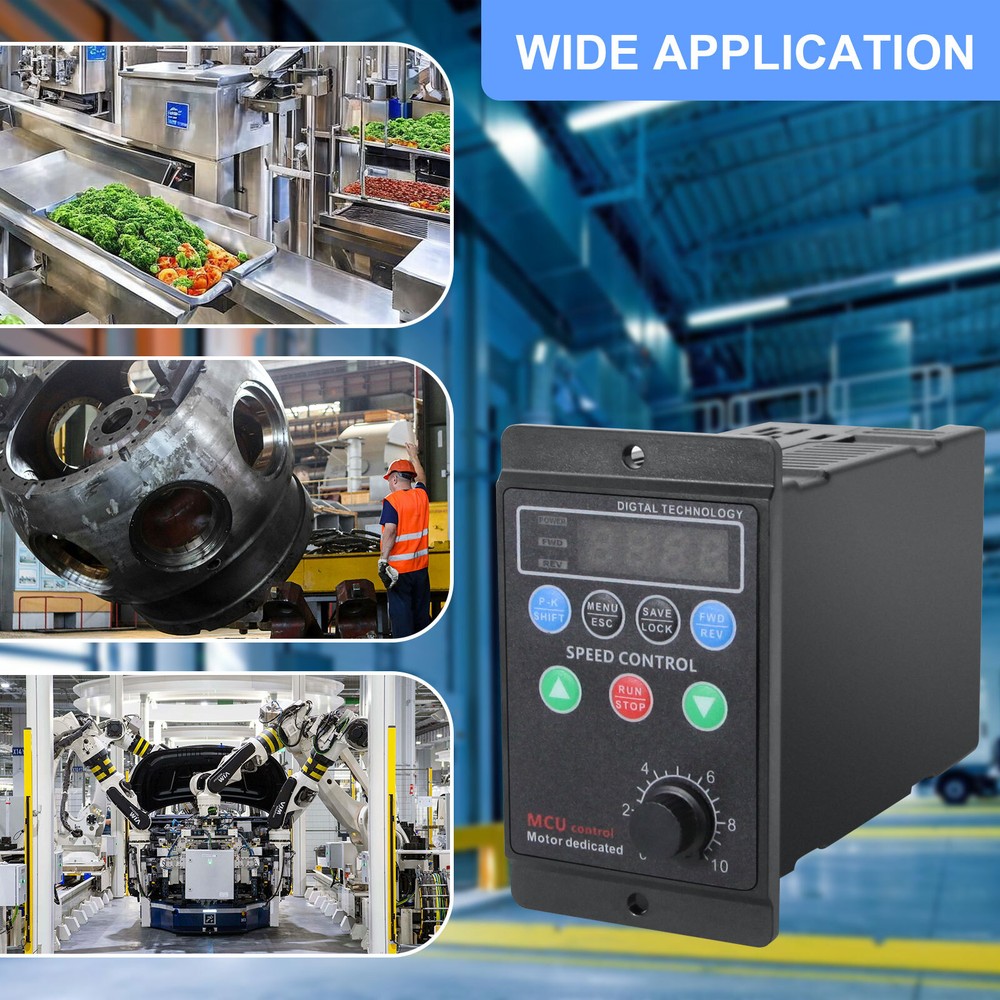 Single To 3 Phase 750W 1HP 110/220V Variable Frequency Drive Inverter VFD VSD