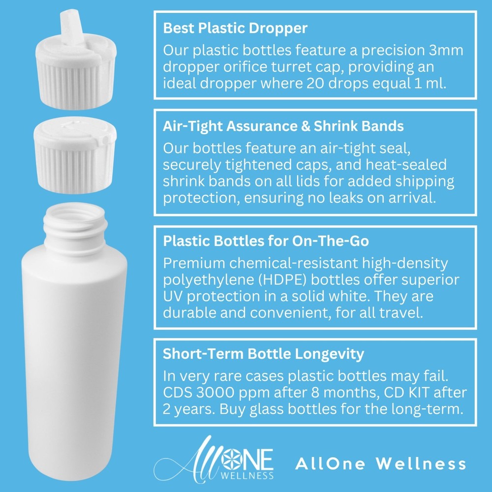 CDS KIT Water Purification Solution Plastic bottle 4.2 oz 125ml Canada