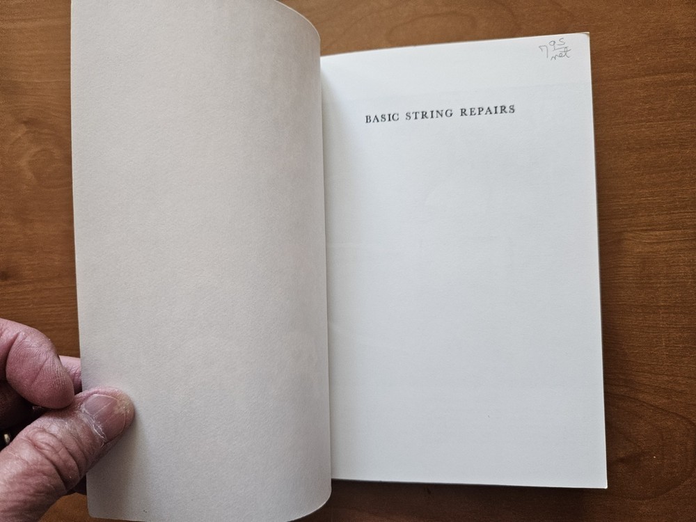 Basic String Repairs: A Guide For String-Class Teachers by Arthur Burgan...