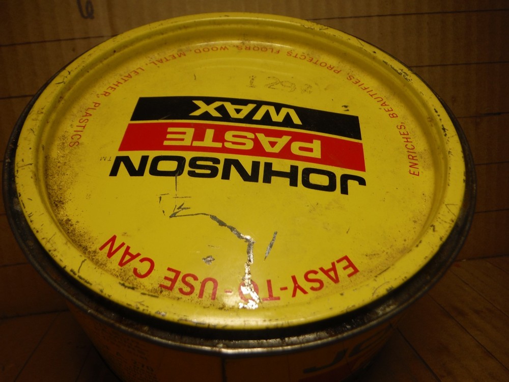 SC Johnson Paste Wax container