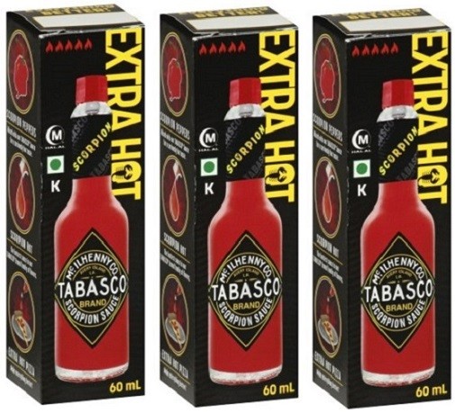 Tabasco Extra Hot Scorpion Pepper Sauce 3 Pack