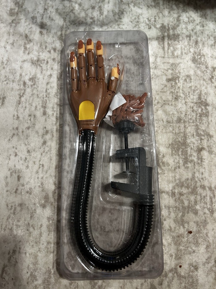 Practice Hand for Acrylic Nails Adjustable Flex Nail Practicing Hands Training