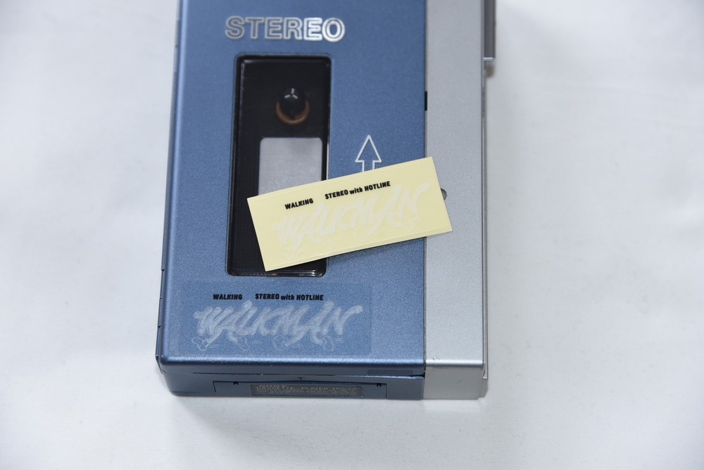 Replacement Sticker for Sony TPS-L2 TPSL2 Walkman Cassette Player