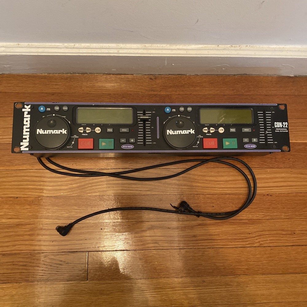 NUMARK PROFESSIONAL CDN-22 CONTROL  Untested - CDN 22 - W/Cable - Free Shipping
