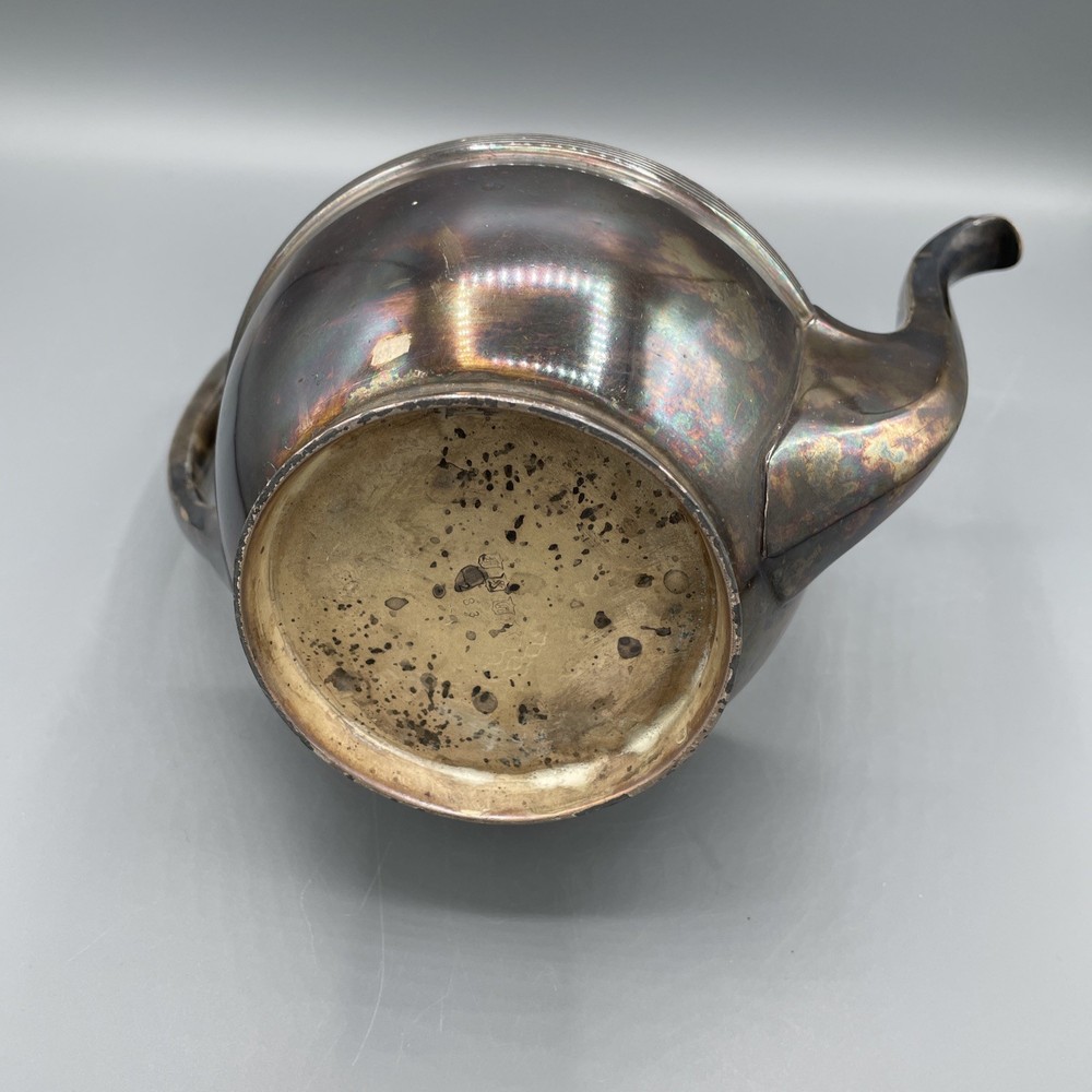 Silver Plated Teapot Marked ASG 283