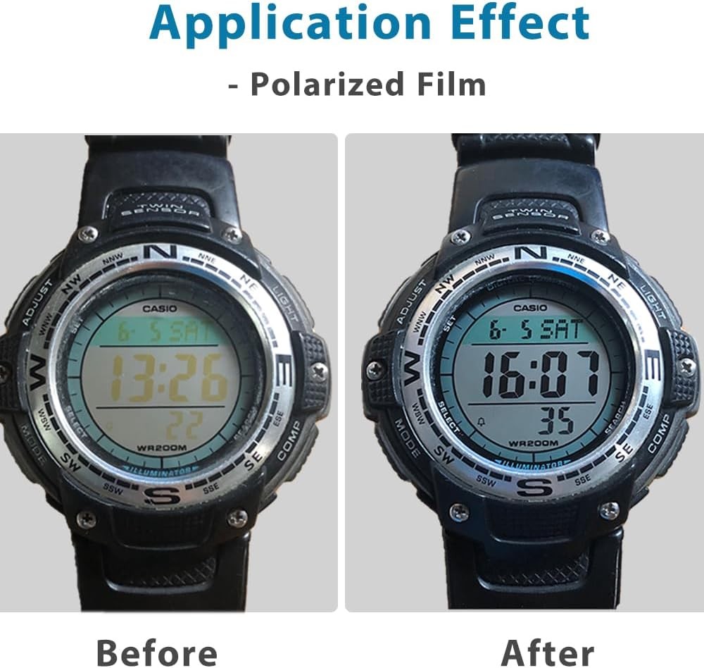 Adhesive Polarized Film Sheets Polarizer Linear Polarizing Filter 11.8 x7.8...