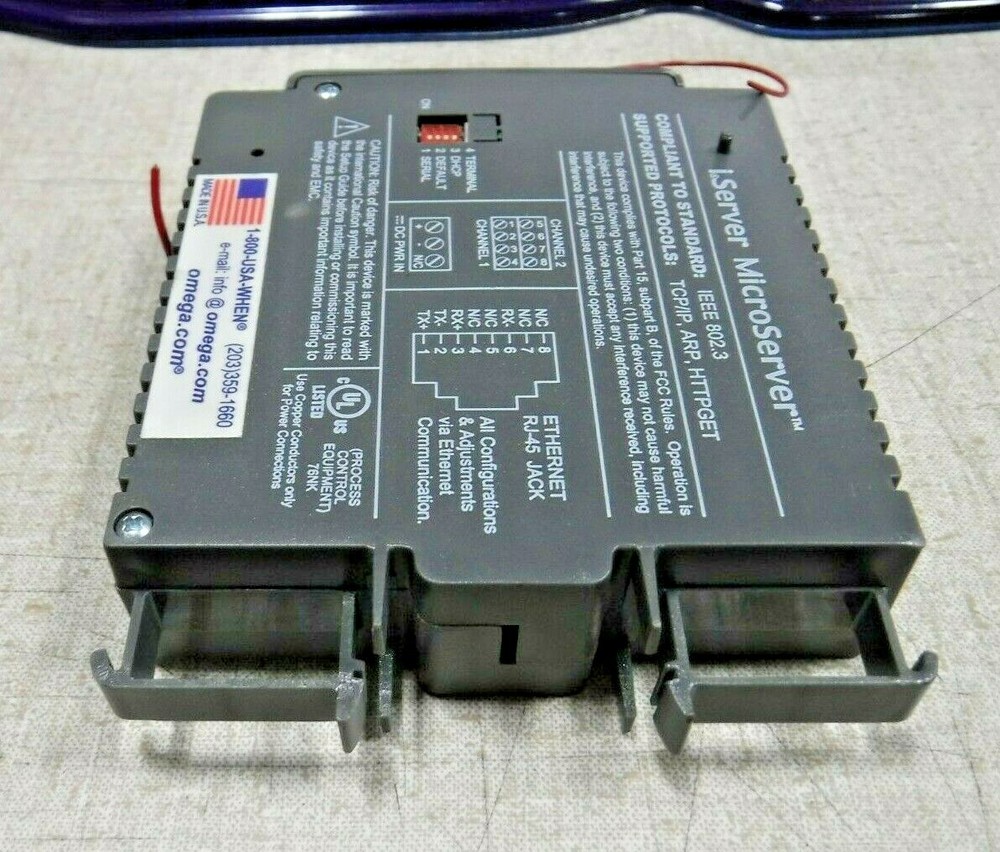 Omega Engineering EIS-2B iServer MicroServer Signal Condition Controller