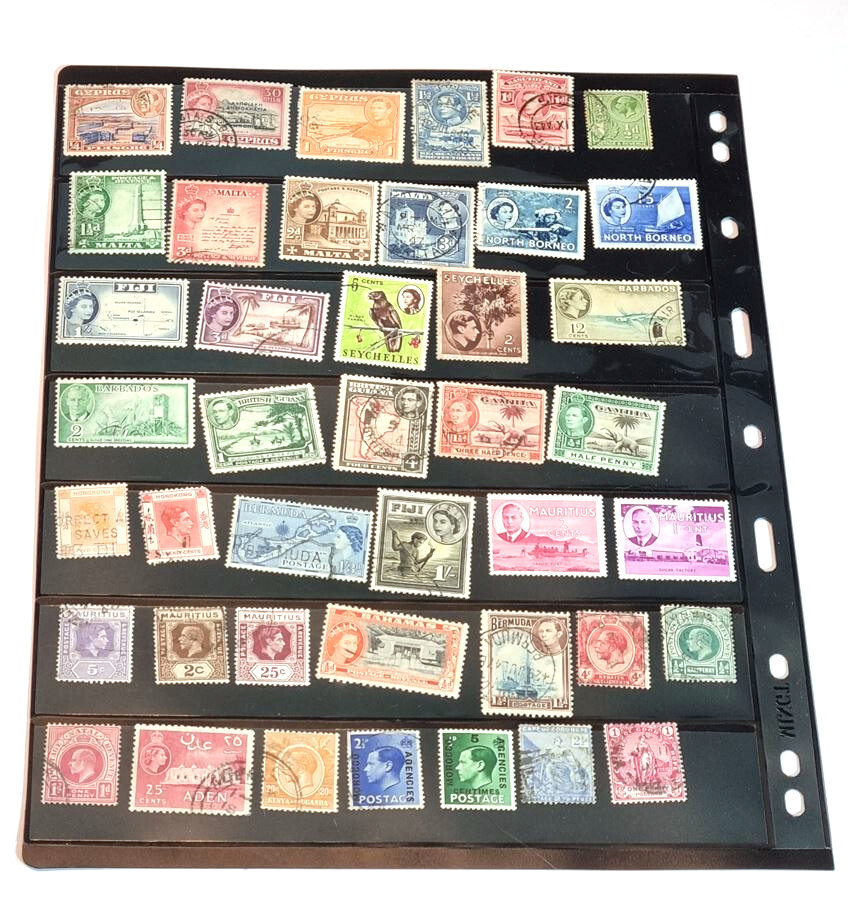 Vintage British Commonwealth countries stamps