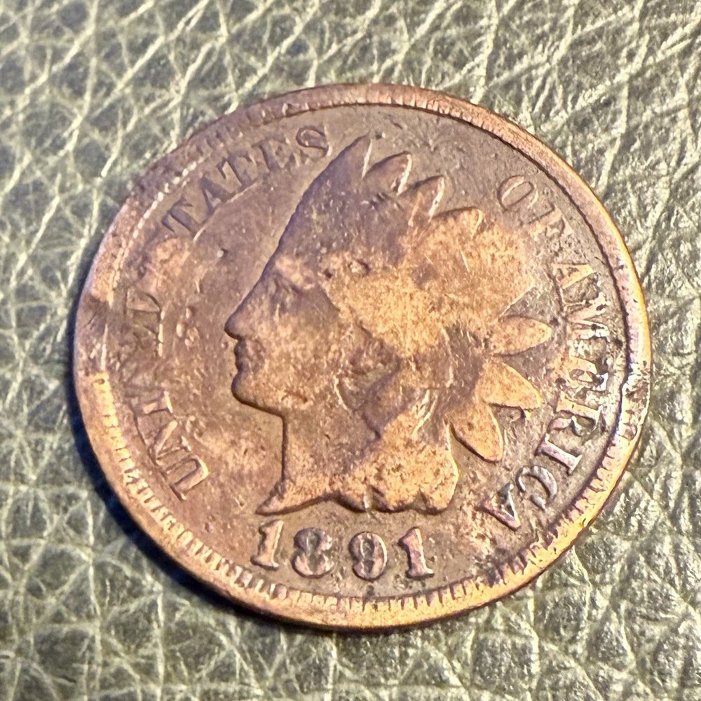 1891 Indian Head Cent Penny