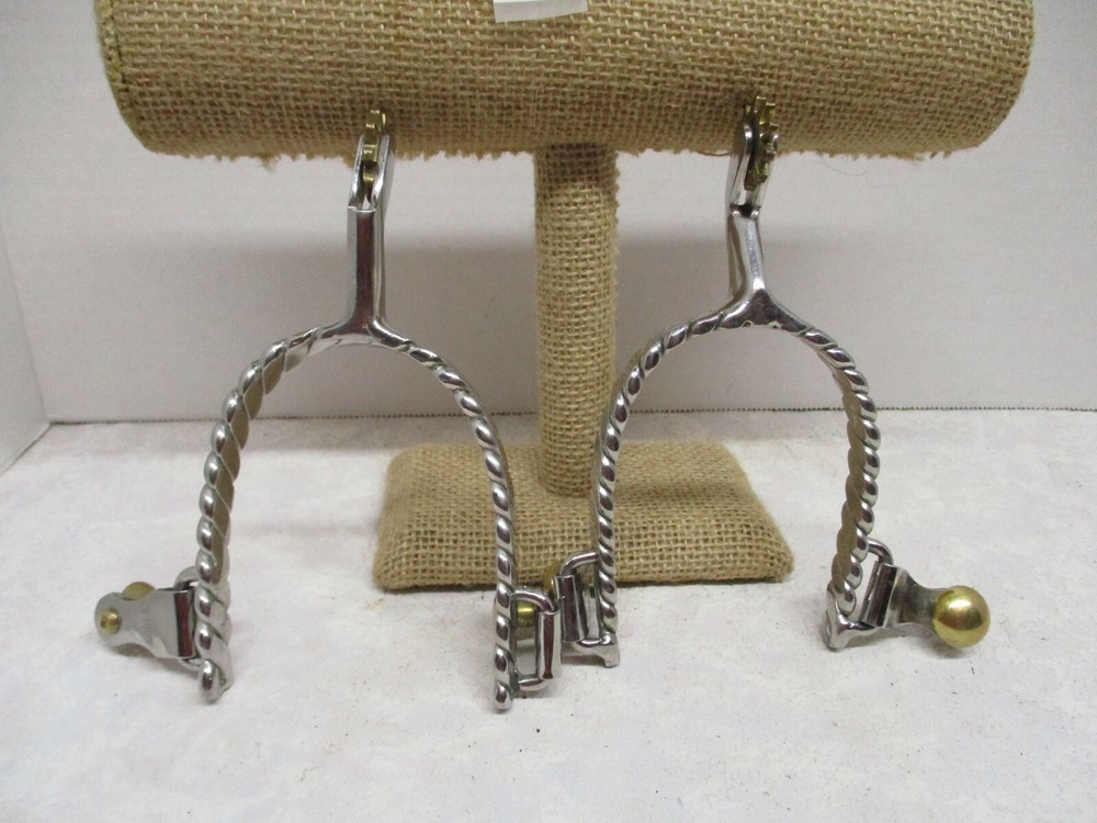 USED Imported twisted Steel Full Size SPURS