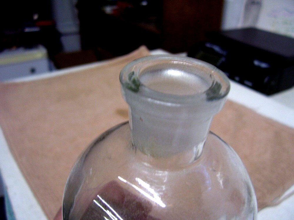 Original Vintage Wheaton Sodium Hydroxide Bottle