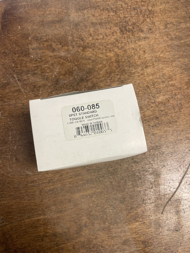 SPST Light Duty Toggle Switch - set of 10