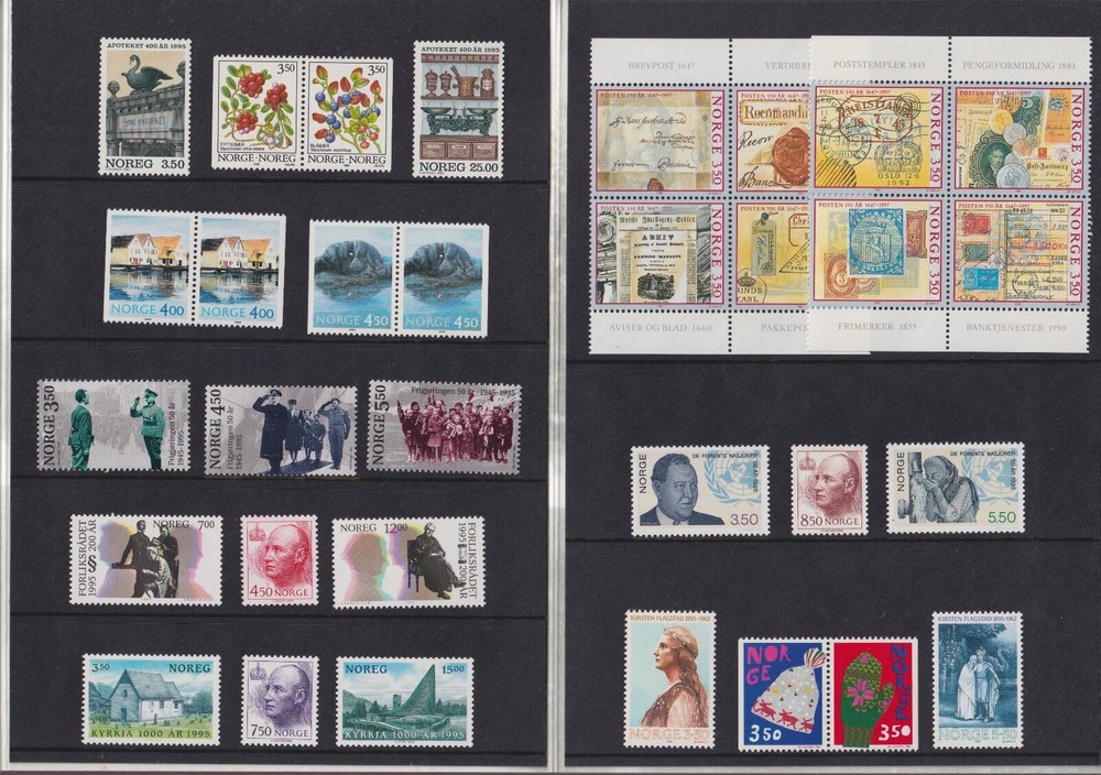 Norway 1995 Year set MNH** in folder
