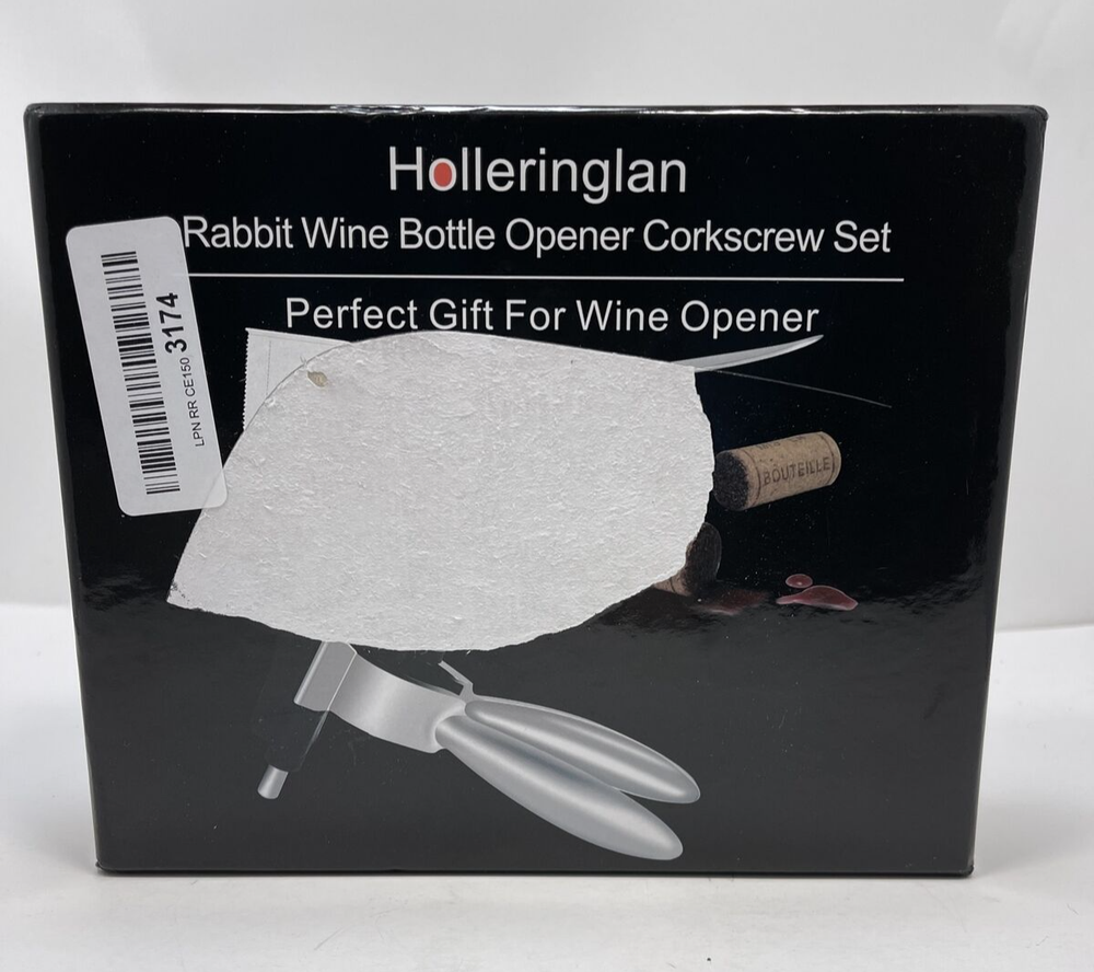 Wine Bottle Opener Corkscrew Set Silver