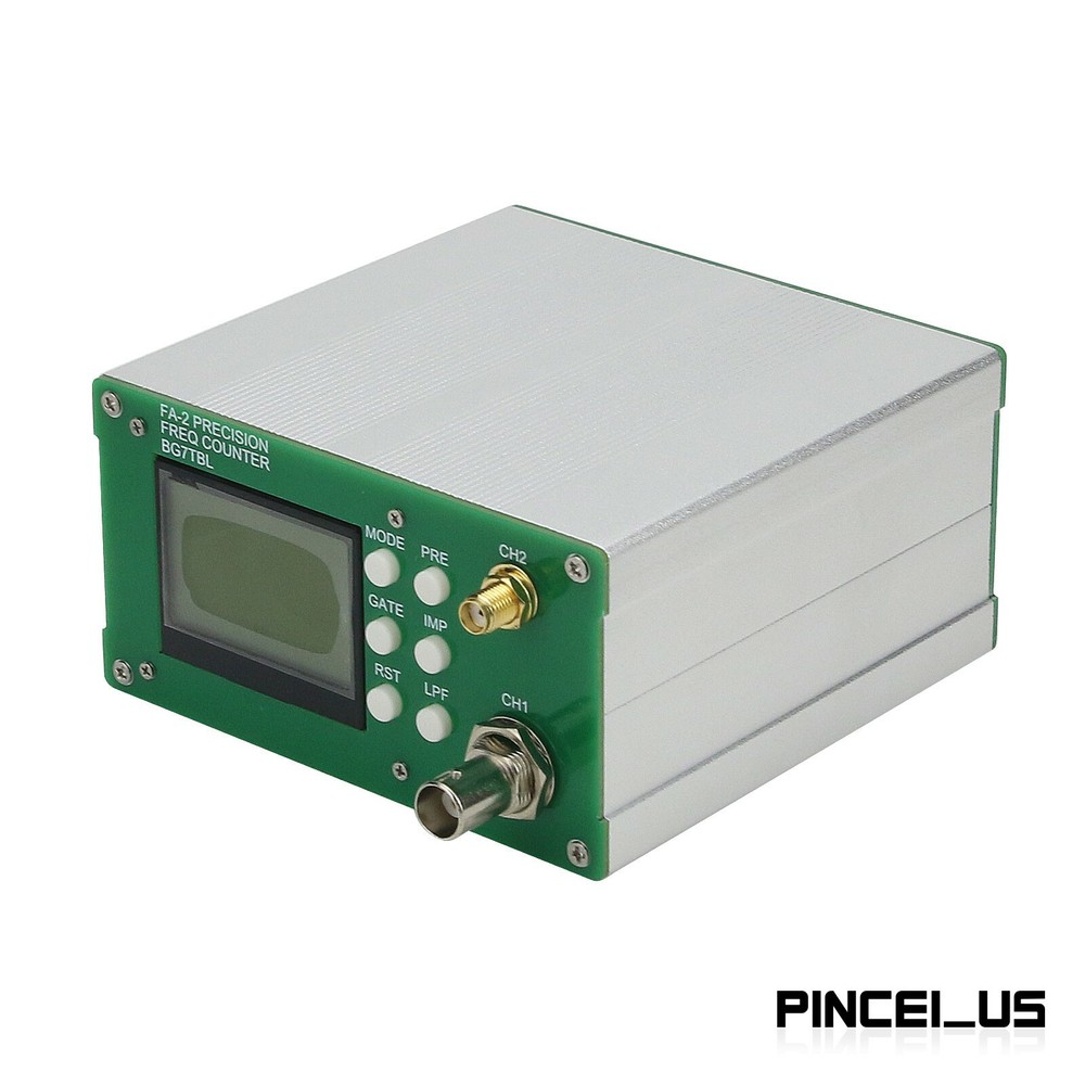 FA-2 Frequency Counter Frequency Meter 11Bit/Sec 10MHz OCXO w/ Power Adapter