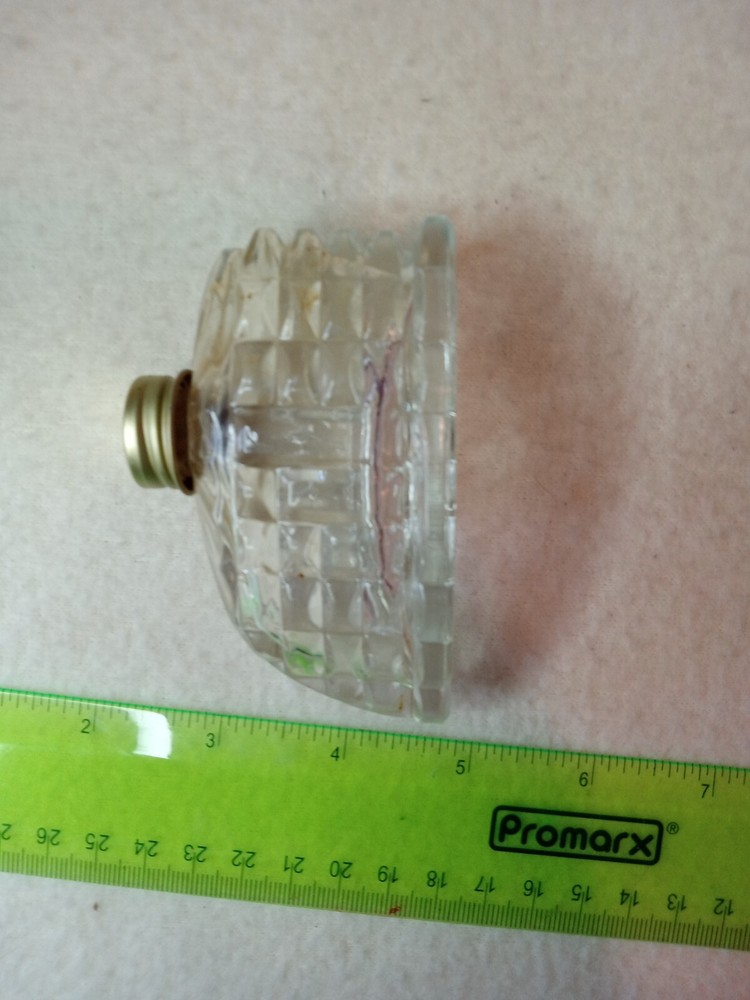1950s Perfume bottle, small, retro look, empty. no markings, MCM