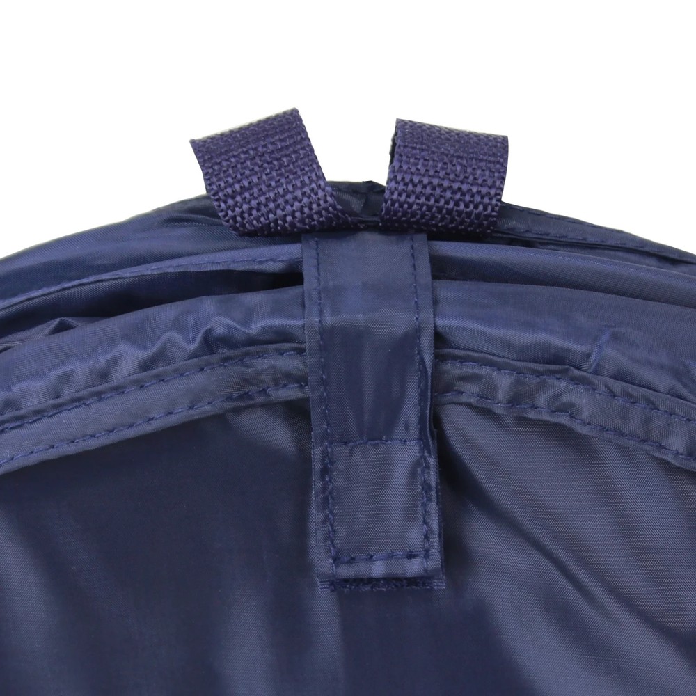 Pop-Up Laundry Hamper – Zipper Lid, 2-Load Capacity, Navy