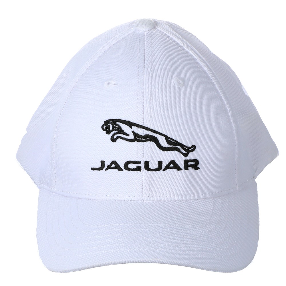 White Jaguar Strapped Cap