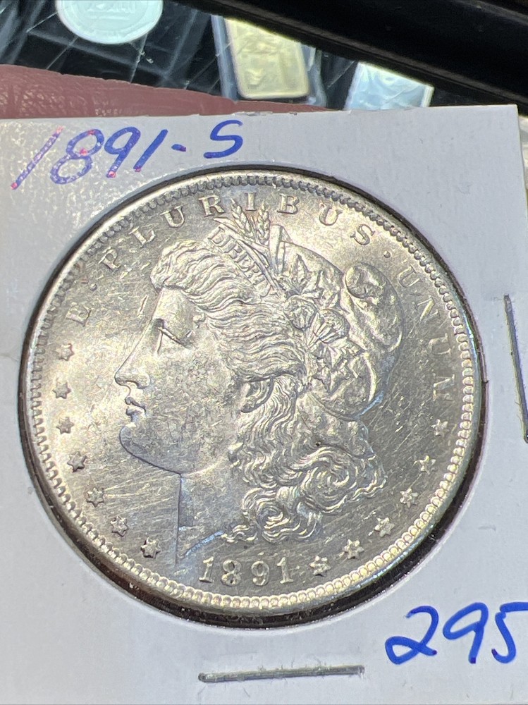 1891-S Morgan Silver Dollar Better Date. Nice Coin